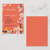 Sakura Bird Cosmetoloog Visitekaartje (Voorkant / Achterkant)