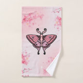Sakura Bliss, Roze Moth, Sakura achtergrond Bad Handdoek (Handdoek)