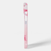 Sakura Bliss, Roze Moth, Sakura achtergrond Case-Mate iPhone Case (Achterkant / Links)