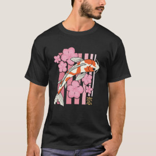 Sakura Bloem Koi Vis Japans Sakura Auto T-shirt