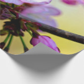 Sakura bloemen en knoppen in de boomschaduw cadeaupapier (Hoek)