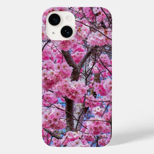 Sakura Bloom Elegance iPhone 14 Hoesje (Achterkant)