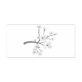 Sakura Blossom Branch Heart Rubberstempel (Afrduk)