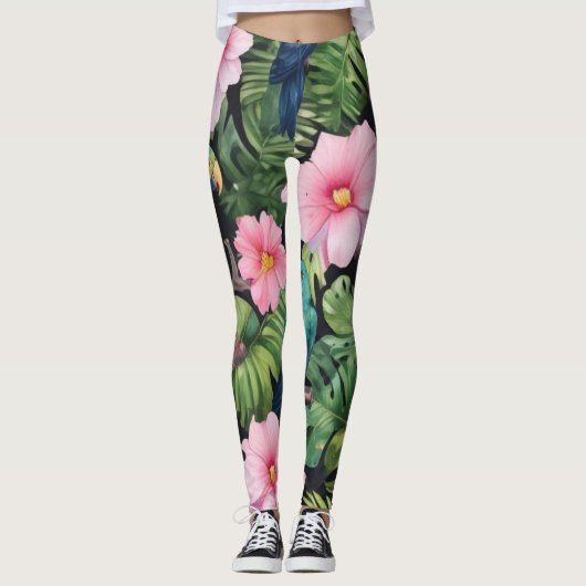 Sakura Blossom Leggings Motifs (Devant)