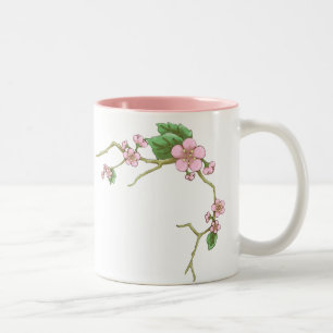 Sakura Blossom Tweekleurige Koffiemok