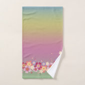 Sakura Blossoms Mixtes Kimono Style Arc-en-ciel (Serviette à main)