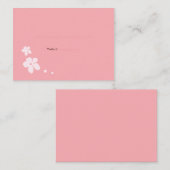 Sakura Blossoms Silhouette Place Cards Plaatskaartje (Voorkant / Achterkant)