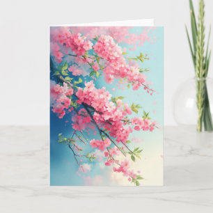 Sakura Blozen van de Lente Kaart