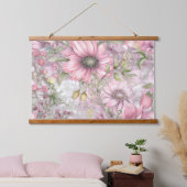 Sakura Blush Serenade Botanical Hangend Wandkleed (Slaapkamer)