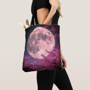 Sakura Boom Berg Meer Tote Tas Japanse Kers