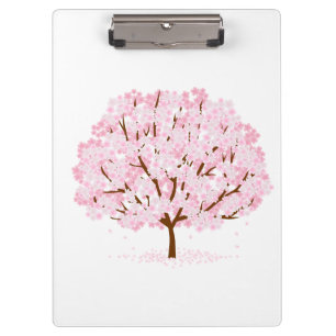 Sakura boom in volle bloei – Elegant Spring Design Klembord