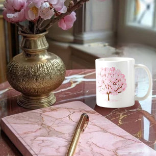 Sakura boom in volle bloei – Elegant Spring Design Koffiemok