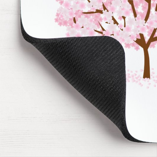 Sakura boom in volle bloei – Elegant Spring Design Muismat (Hoek)