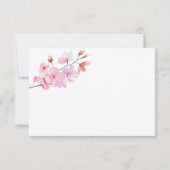 Sakura - Carte de réponse de mariage (Dos)