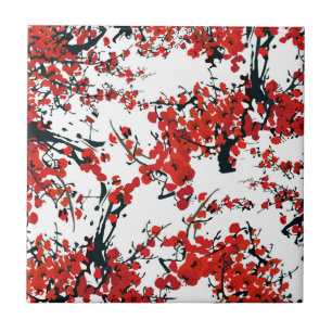 Sakura Ceramic Tile Tegeltje