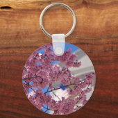 Sakura Cherry Blossom Americana Sleutelhanger (Voorkant)