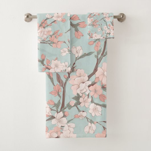Sakura Cherry Blossom Bad Handdoek (Insitu)
