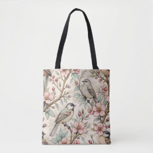 Sakura Cherry Blossom & Bird Aesthetic 2 Draagtas