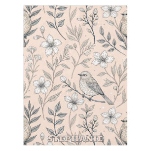 Sakura Cherry Blossom & Bird Aesthetic 3 Tafelkleed
