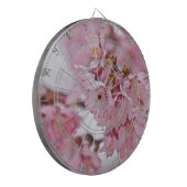 Sakura Cherry Blossom Bleek Pink Dartbord (Voorkant Links)