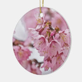 Sakura Cherry Blossom Bleek Pink Keramisch Ornament (Links)