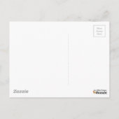 Sakura Cherry Blossom Bleke roze reflecties Briefkaart (Achterkant)