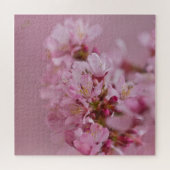 Sakura Cherry Blossom Bleke roze reflecties Legpuzzel (Horizontaal)