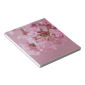 Sakura Cherry Blossom Bleke roze reflecties Notitieblok (Schuin)