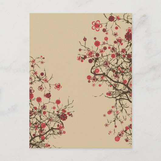 Sakura - Cherry Blossom Briefkaart (Voorkant)