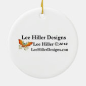 Sakura Cherry Blossom Delicate Pink Bouquet Keramisch Ornament (Achterkant)