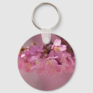 Sakura Cherry Blossom Delicate Pink Bouquet Sleutelhanger