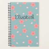 Sakura Cherry Blossom Floral Pattern Planner (Voorkant)