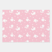 Sakura Cherry Blossom Flower Pattern Inpakpapier Vel (Voorkant 3)