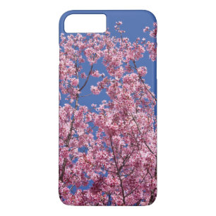 Sakura Cherry Blossom in the Blue iPhone 8 Plus / 7 Plus Hoesje