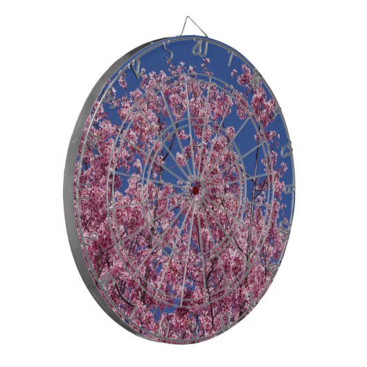 Sakura Cherry Blossom in the Blue Dartbord (Voorkant Links)