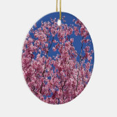 Sakura Cherry Blossom in the Blue Keramisch Ornament (Rechts)