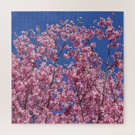 Sakura Cherry Blossom in the Blue Legpuzzel (Verticaal)