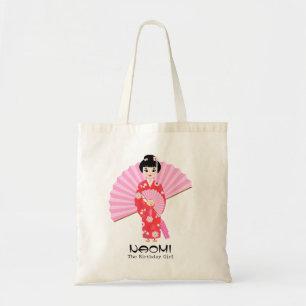 Sakura Cherry Blossom Japans Meisje Verjaardagsfee Tote Bag