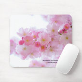 Sakura cherry blossom Japanse vertaler roze Muismat (Met muis)