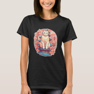 Sakura Cherry Blossom Kat 80s 90s Japans T-shirt