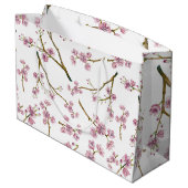 Sakura Cherry Blossom Large Gift Bag Large Cadeauzakje (Achterkant Gekanteld)