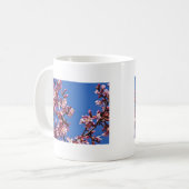Sakura Cherry Blossom met Blue Koffiemok (Voorkant links)