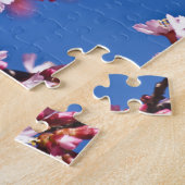 Sakura Cherry Blossom met Blue Legpuzzel (Zijkant)