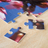 Sakura Cherry Blossom met Blue Legpuzzel (Zijkant)