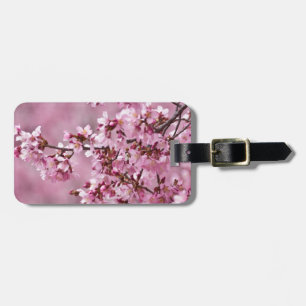 Sakura Cherry Blossom Pastel Pink Layers Bagagelabel