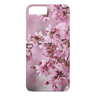 Sakura Cherry Blossom Pastel Pink Layers iPhone 8 Plus / 7 Plus Hoesje