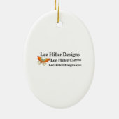 Sakura Cherry Blossom Pastel Pink Layers Keramisch Ornament (Achterkant)