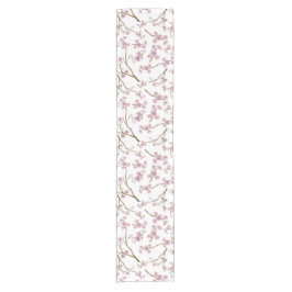 Sakura Cherry Blossom Print Korte Tafelloper