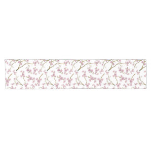 Sakura Cherry Blossom Print Korte Tafelloper