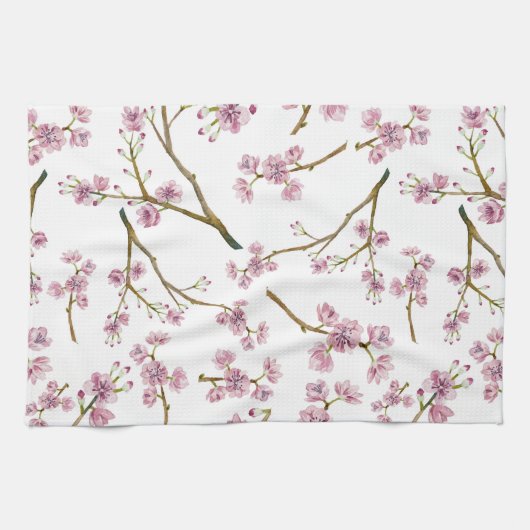 Sakura Cherry Blossom Print Theedoek (Horizontaal)